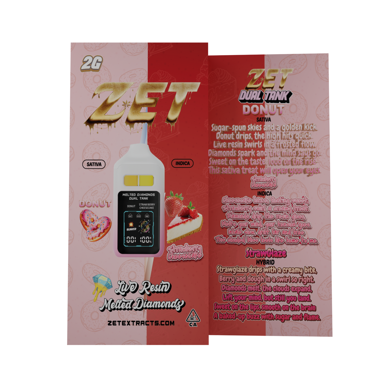 Donut X Strawberry Cheesecake