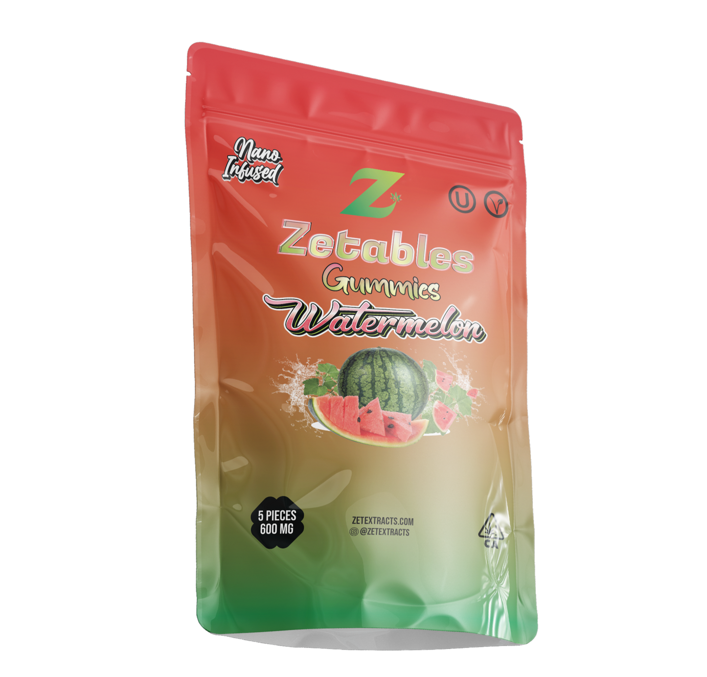 Zetables Gummy Edible Watermelon