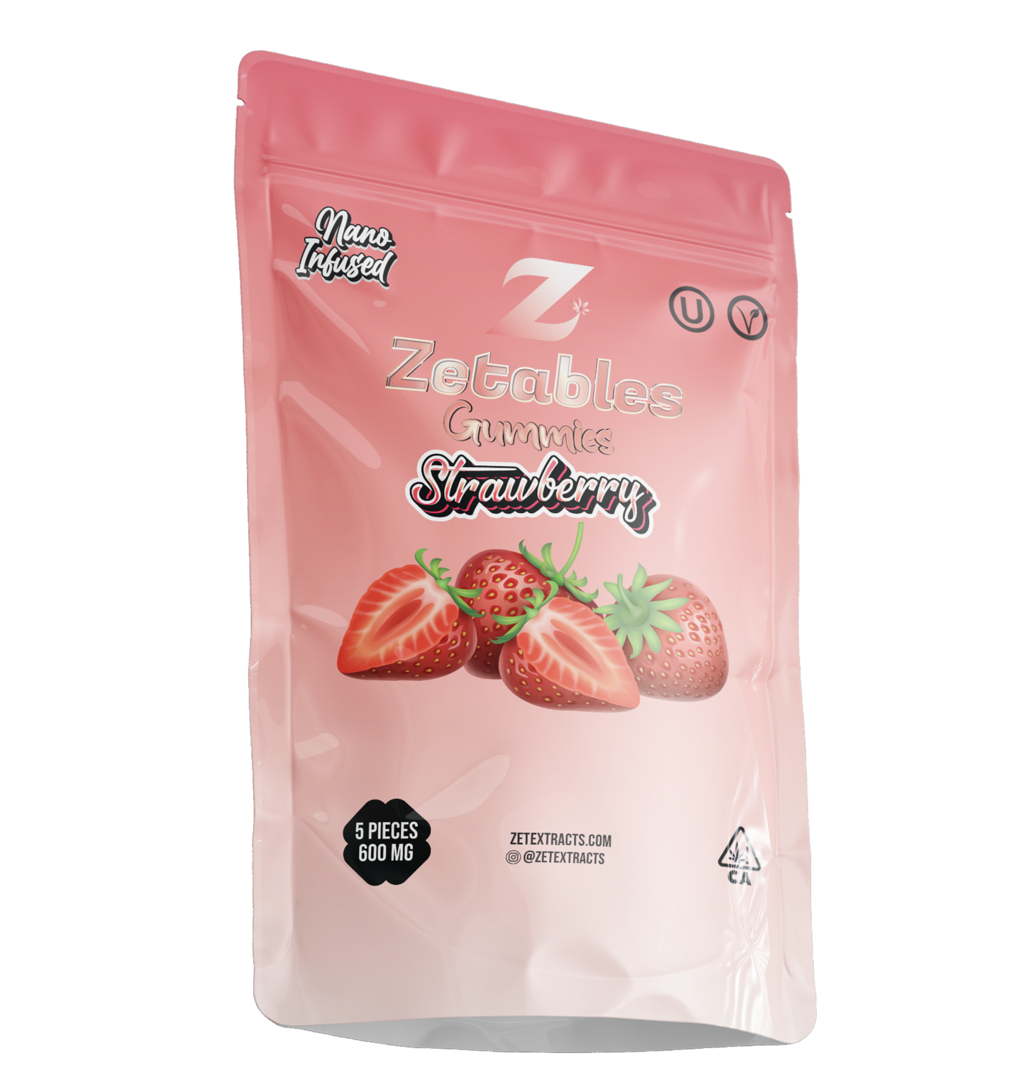 Zetable Gummie Edibles Strawberry